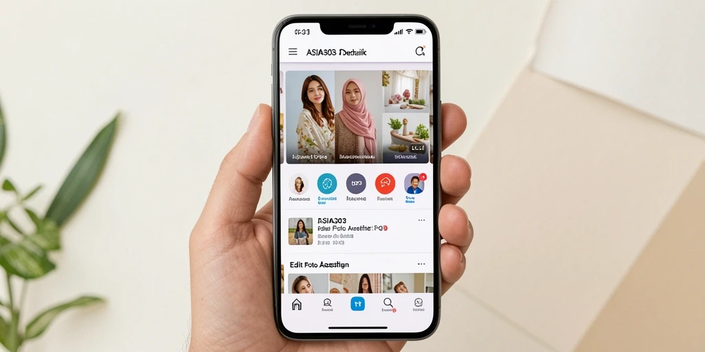 Antarmuka menarik dengan fitur Edit Foto Aesthetic yang lengkap.